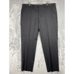 Lauren Ralph Lauren Mens 100% Wool Dress Pants Charcoal Gray 42W x 32L 3343 RC